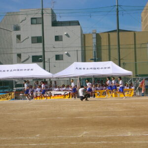 苗代小学校　運動会を見学しました。